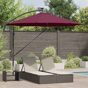 Suncobran S LED lampica Bordeaux Crvena 294 x 294 x 248 cm