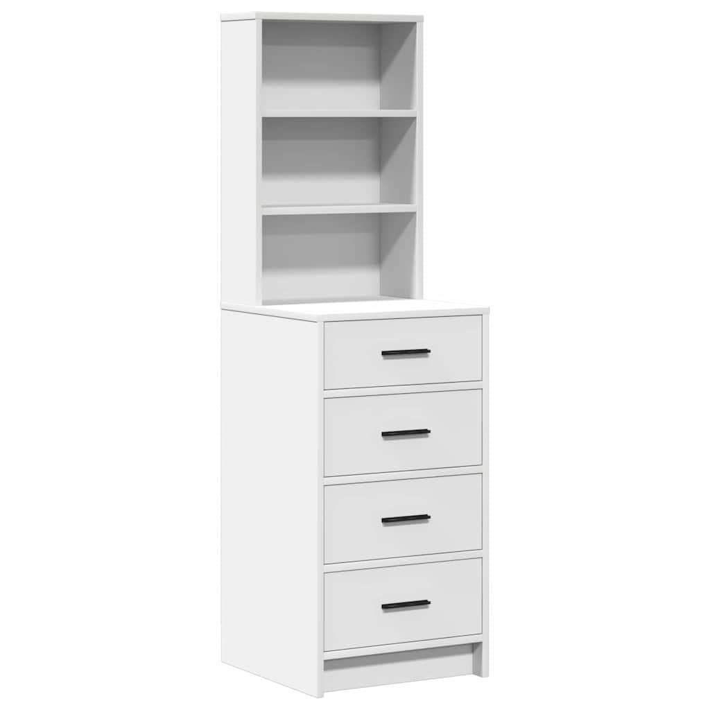 Toaletni stol Bijelo 78.5 x 41 x 135 cm Konstruirano drvo