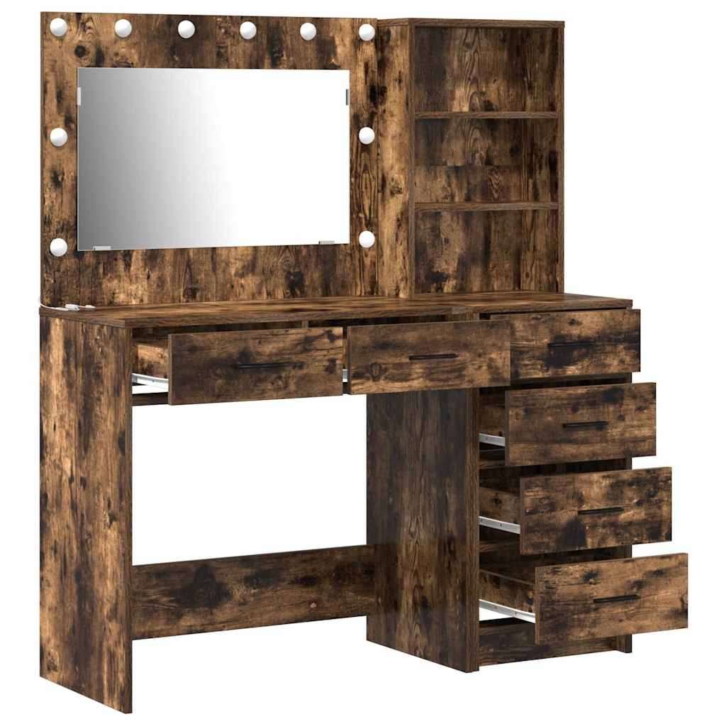 Toaletni stol Smeđa 78.5 x 41 x 135 cm Konstruirano drvo