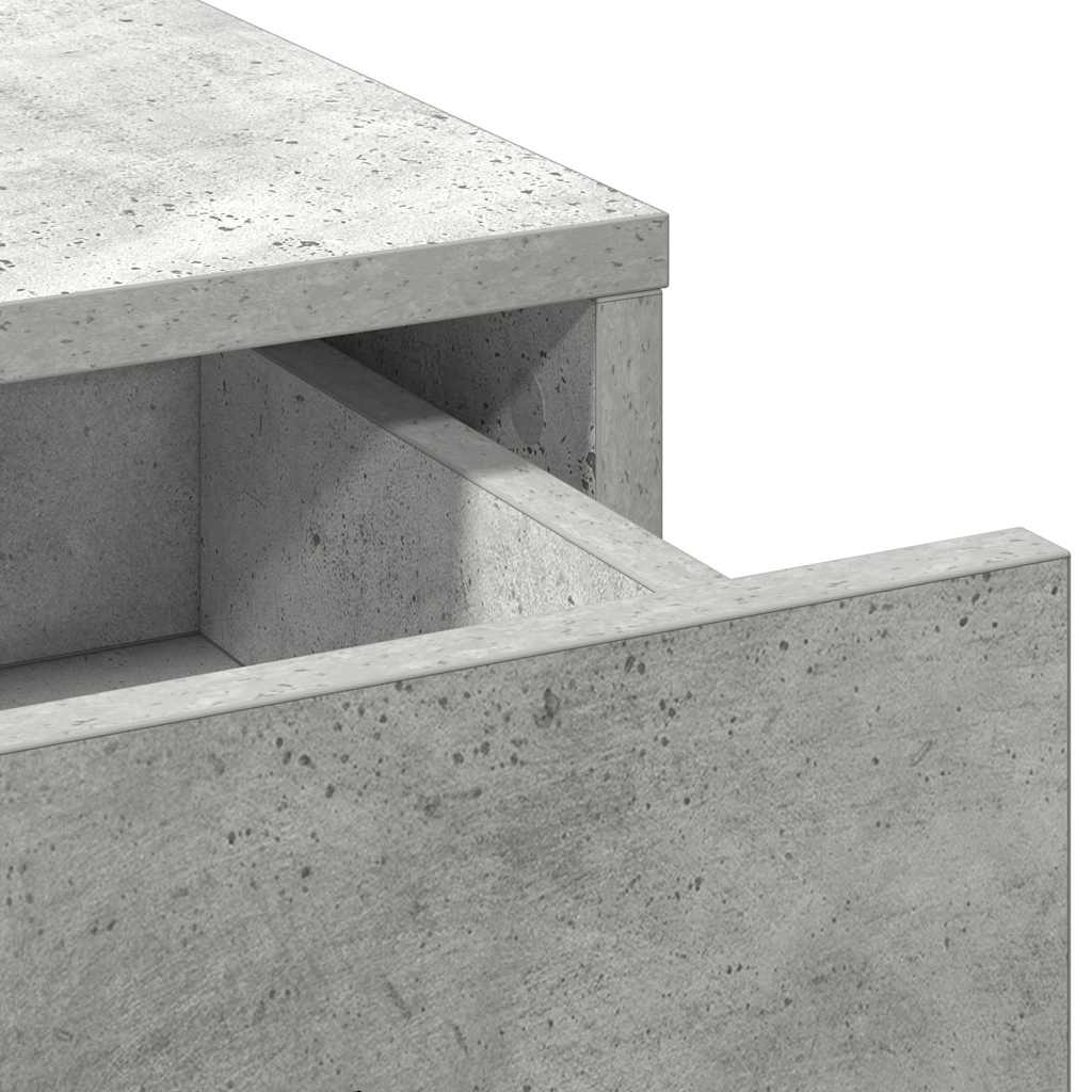 Toaletni stol 2 pcs Siva 50 x 41 x 135 cm Konstruirano drvo