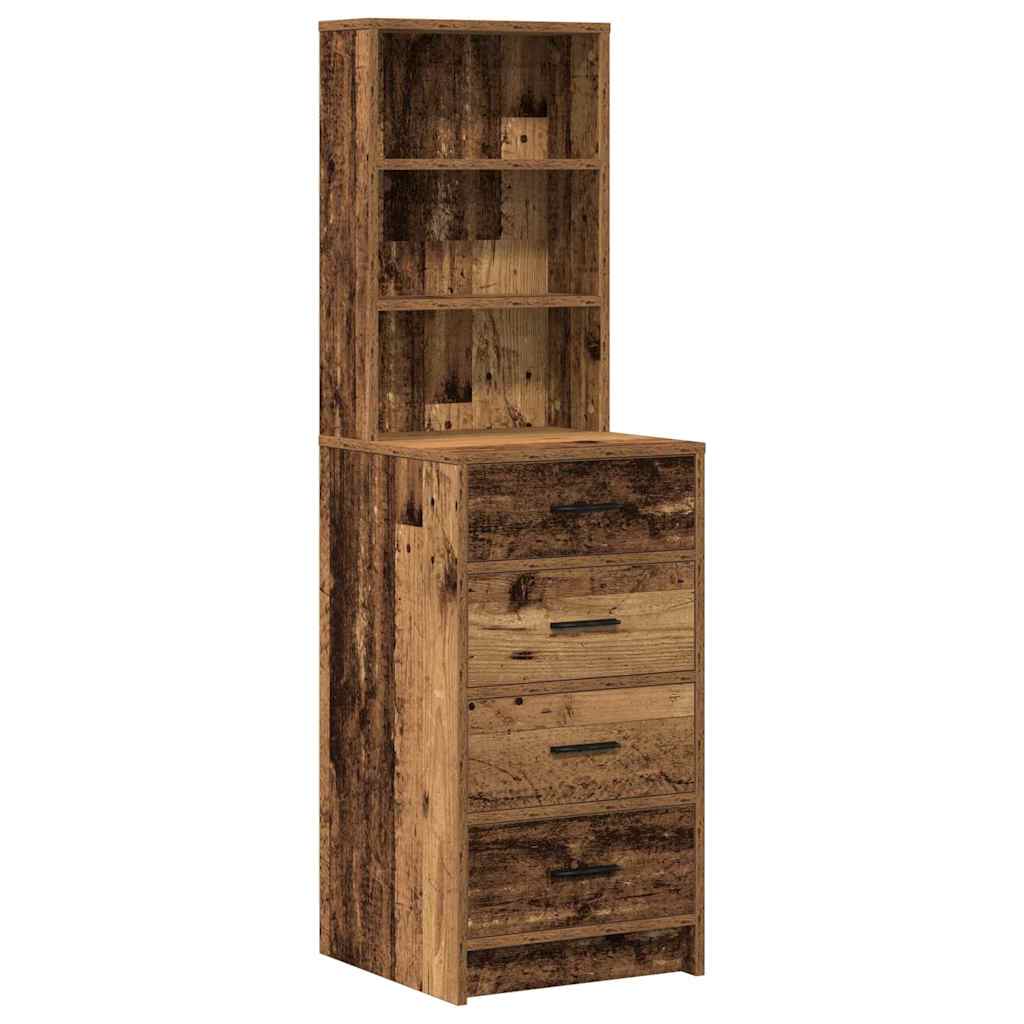 Toaletni stol 2 pcs Smeđa 50 x 41 x 135 cm Konstruirano drvo