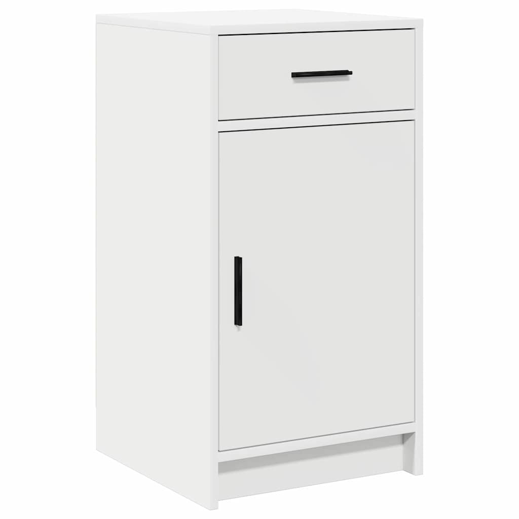 Toaletni stol s ladicama 2 pcs Bijelo Konstruirano drvo