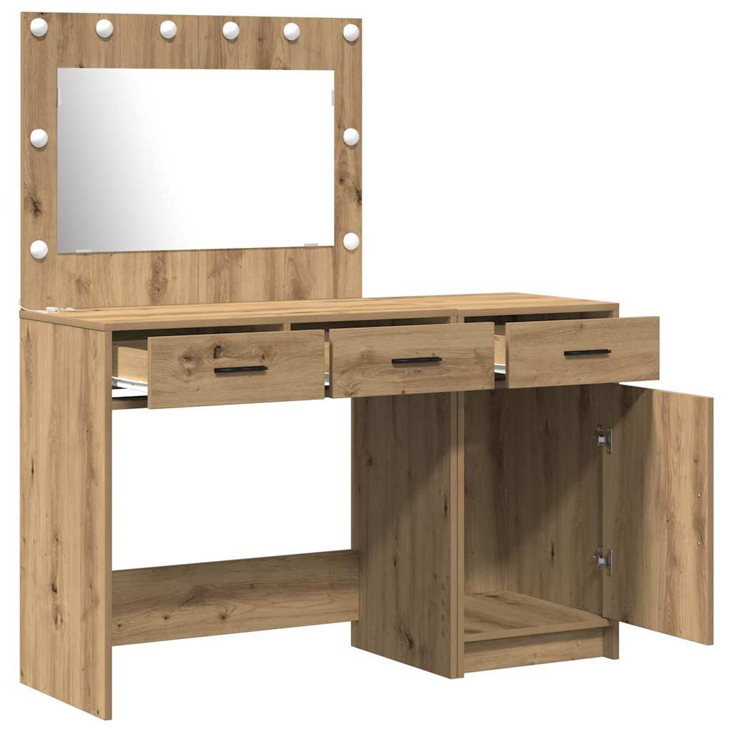 Toaletni stol 2 pcs Smeđa 40 x 41 x 75 cm Konstruirano drvo