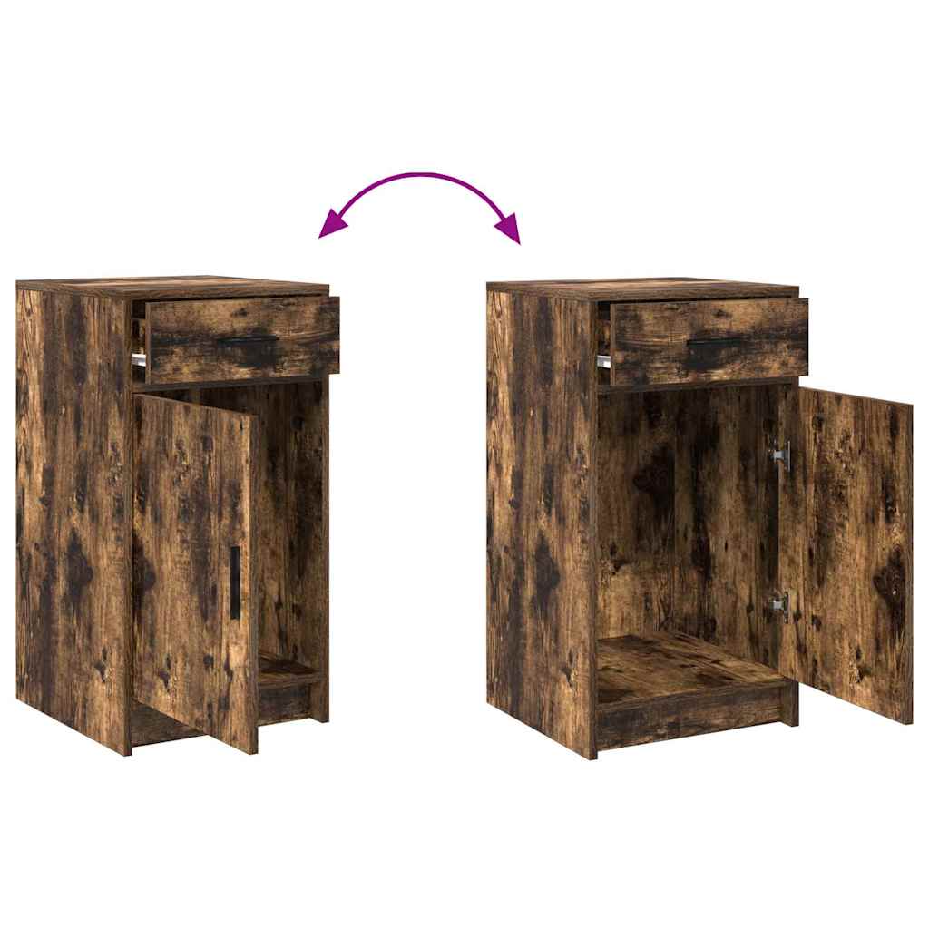 Toaletni stol 2 pcs Smeđa 50 x 41 x 135 cm Konstruirano drvo