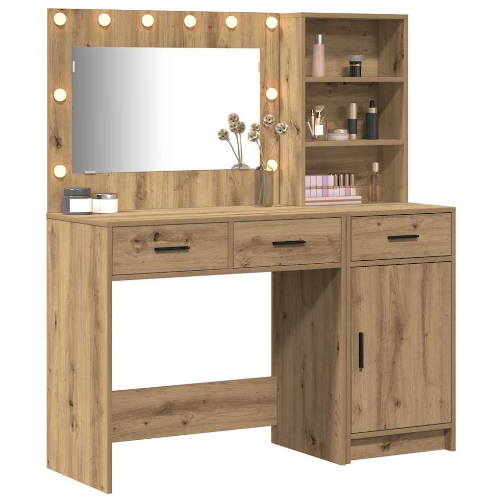 Toaletni stol 2 pcs Smeđa 78,5 x 41 x 135 cm Konstruirano drvo