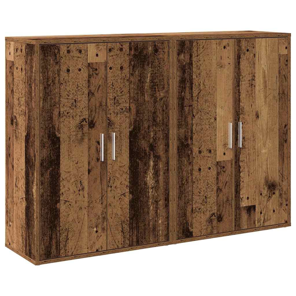 Kreveta 2 pcs Staro drvo 60 x 31 x 84 cm Konstruirano drvo