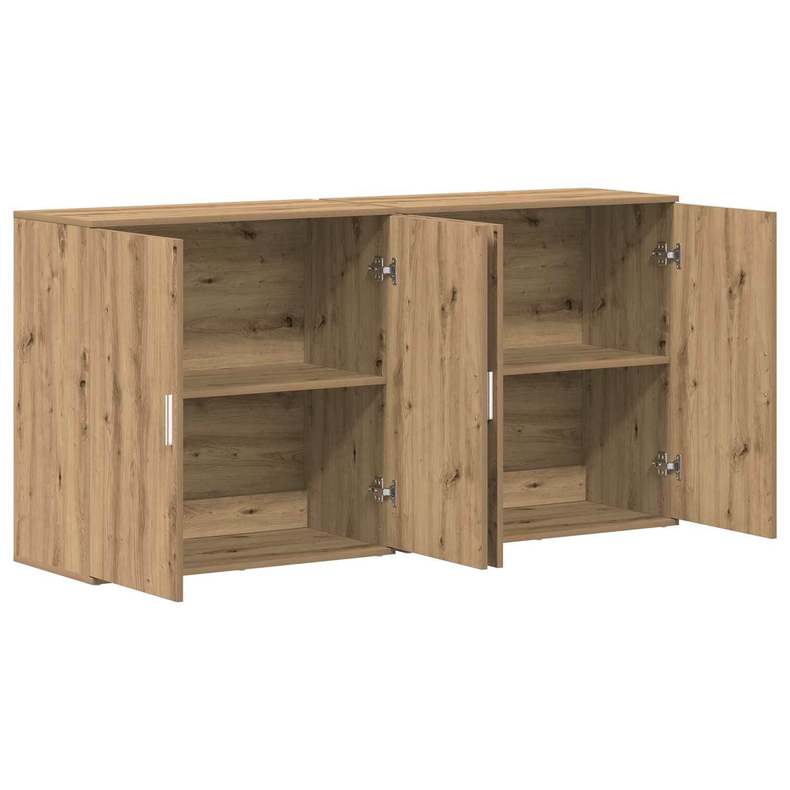 Kreveta 2 pcs Umjetnički hrast 79 x 38 x 80 cm