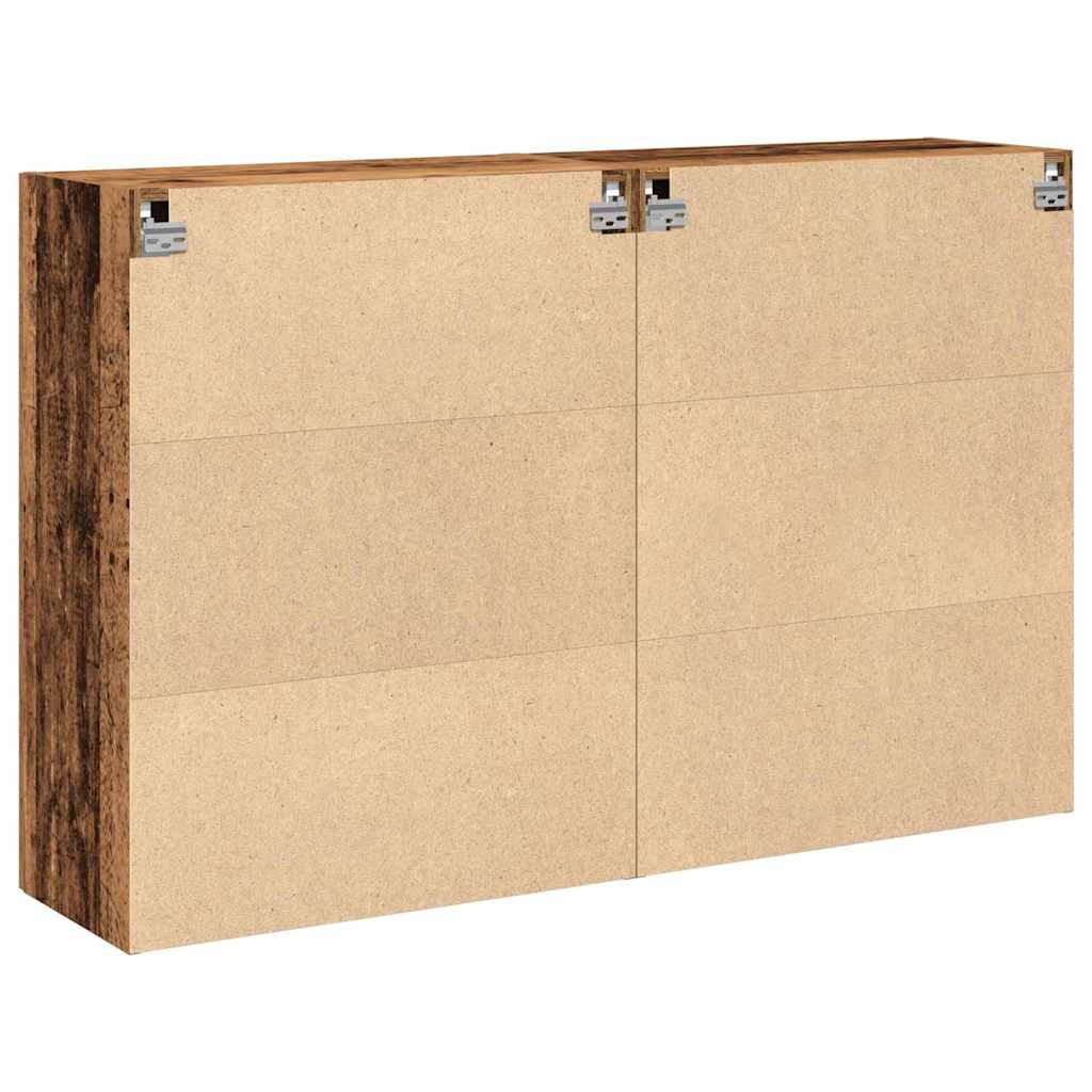 Zidni ormari 2 kom. Staro drvo 69,5 x 34 x 90 cm