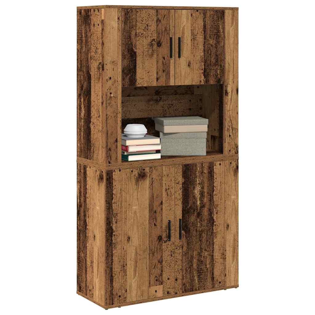 Highboard Staro drvo 80 x 33 x 150 cm Konstruirano drvo