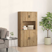 Highboard Umjetnički hrast 80 x 33 x 150 cm Konstruirano drvo