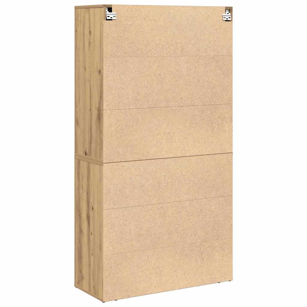 Highboard hrast artisan 80 x 33 x 150 cm Konstruirano drvo