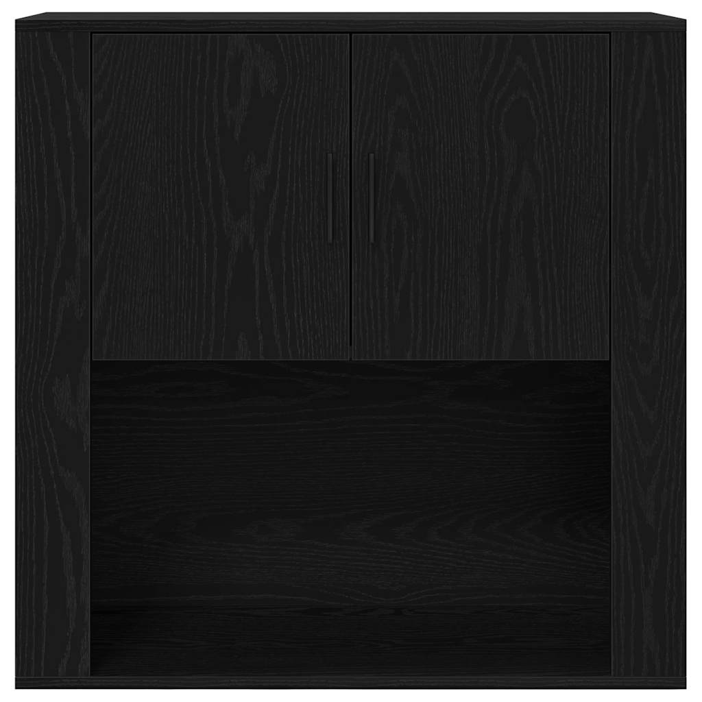 Highboard Crni hrast 80 x 33 x 150 cm Konstruirano drvo
