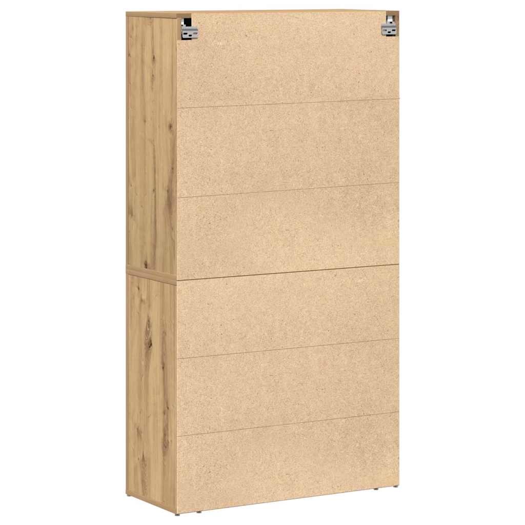 Highboard Umjetnički hrast 80 x 33 x 150 cm Konstruirano drvo