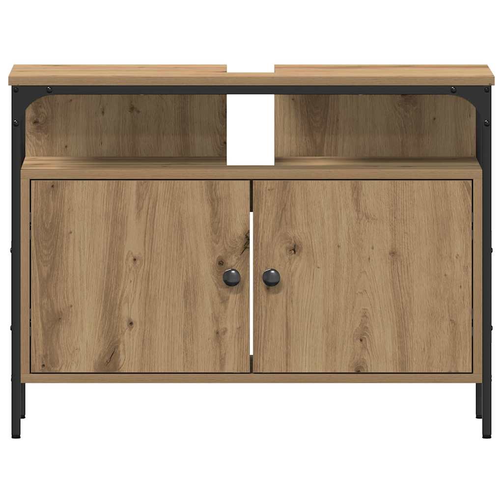 Set namještaja za kupaonicu s policom Zidne 4 pcs hrast artisan
