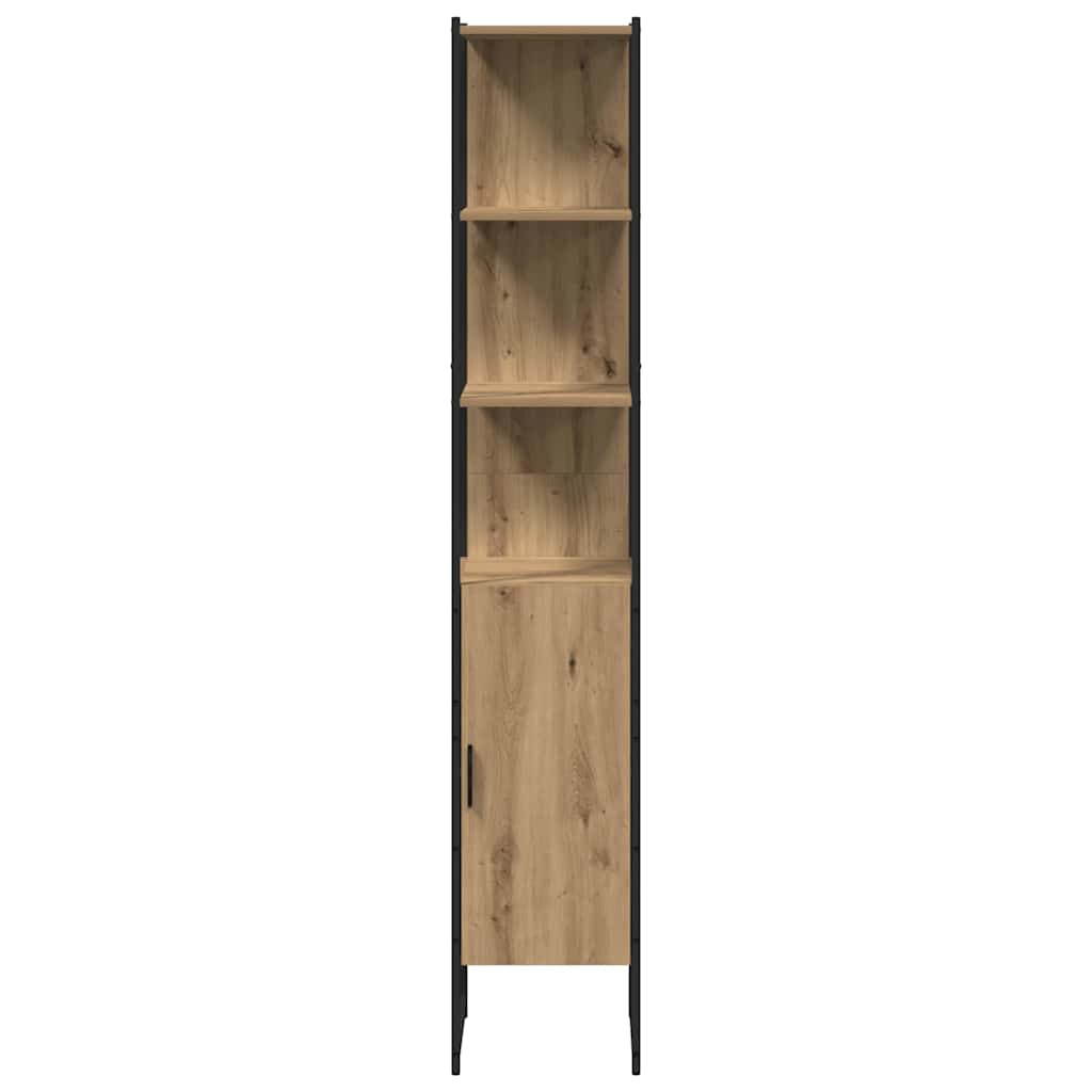 Set namještaja za kupaonicu Zidne 4 pcs Smeđa Konstruirano drvo