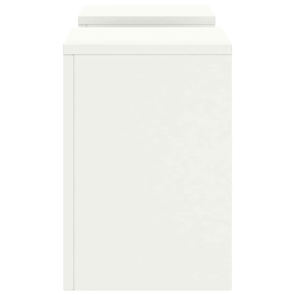 Stalak za biljke 2 pcs Bijelo 24 x 24 x 35 cm Čelik