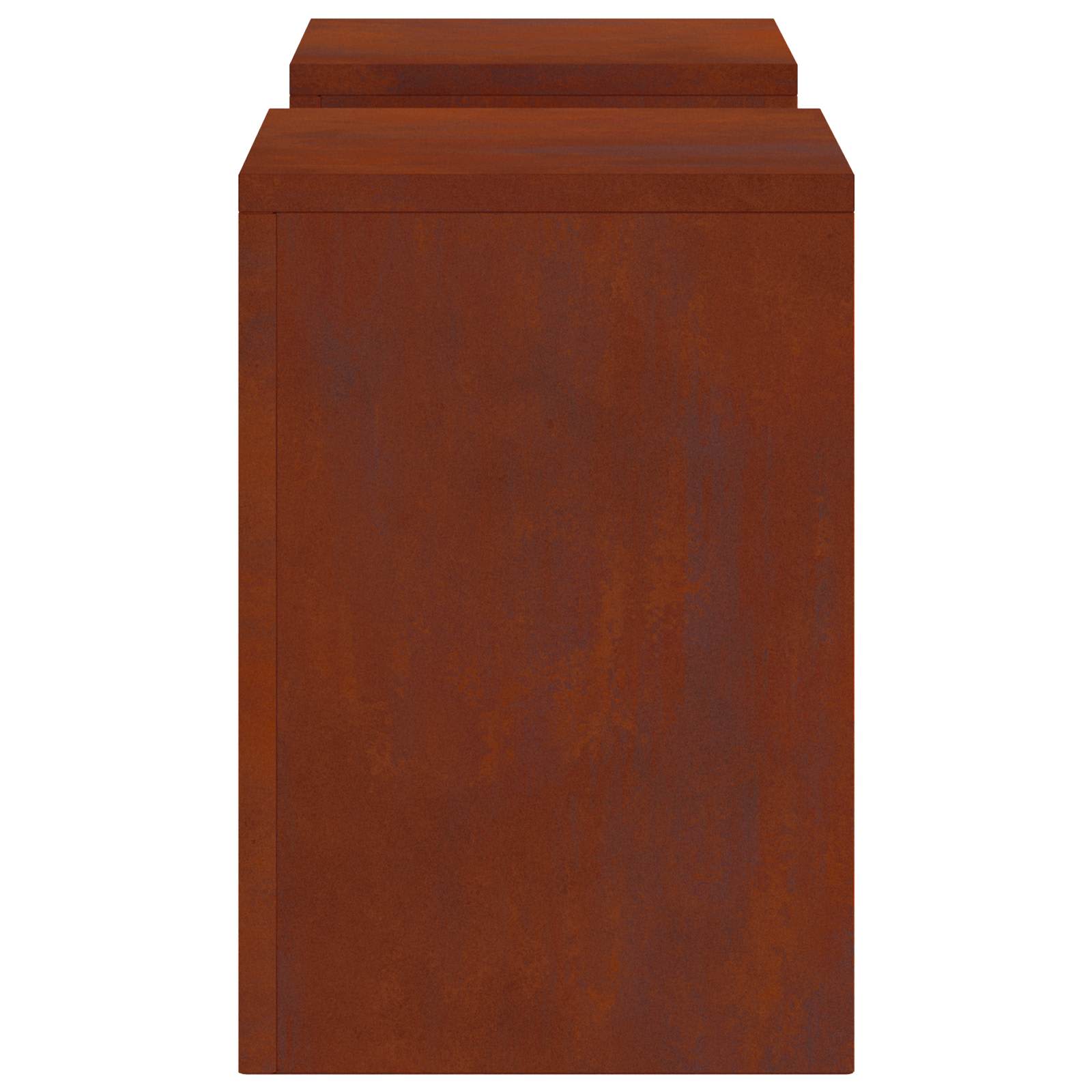 Stalak za biljke 2 pcs Rđa 24 x 24 x 35 cm