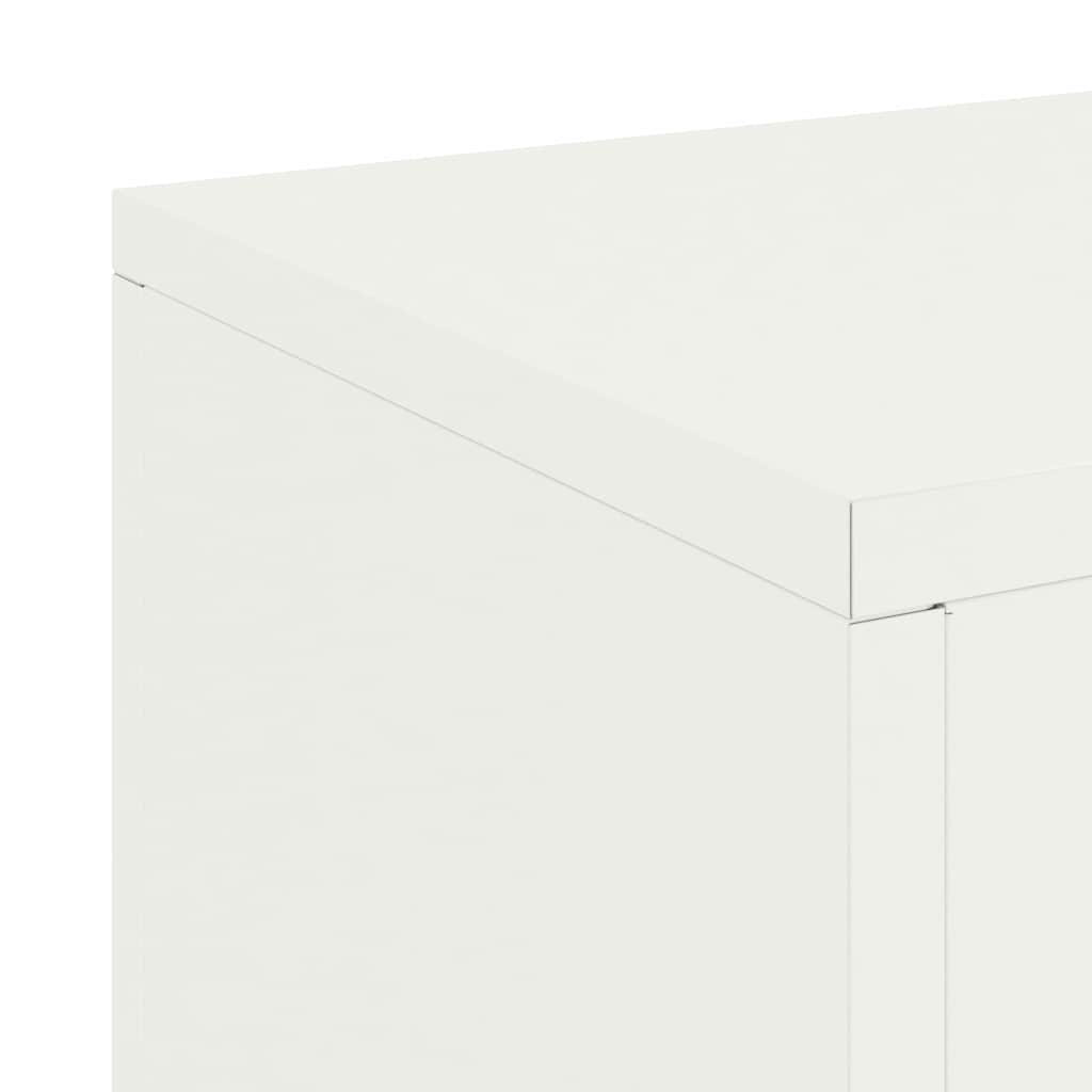 Stalak za biljke 2 pcs Bijelo 24 x 24 x 55 cm Čelik