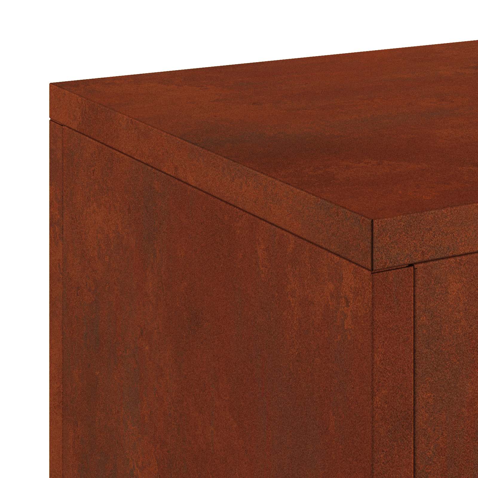 Stalak za biljke 2 pcs Rđa 24 x 24 x 75 cm