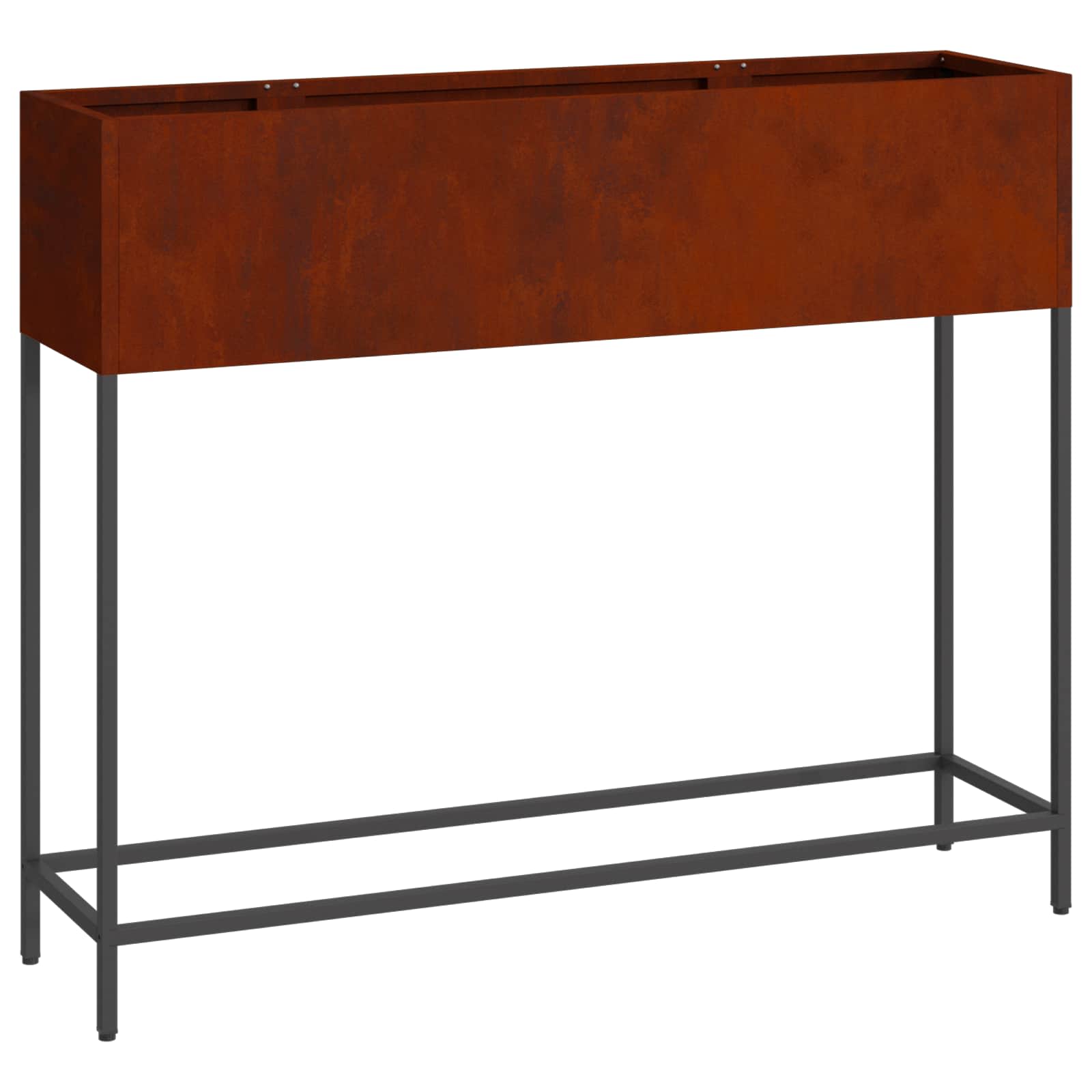 Povišeni Vrtni Planter Rđa 100 x 26 x 82 cm