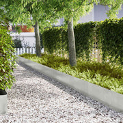Ograda oko Travnjaka 20 pcs Srebrno 100 x 0,05 x 30 cm