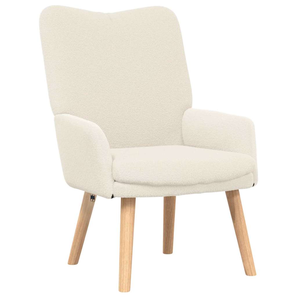fotelja Krema 63 x 67 x 94 cm Vuna i Plywood