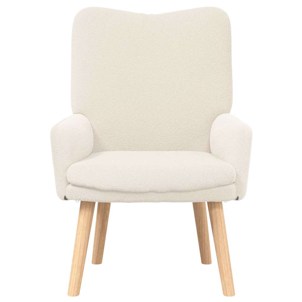 fotelja Krema 63 x 67 x 94 cm Vuna i Plywood