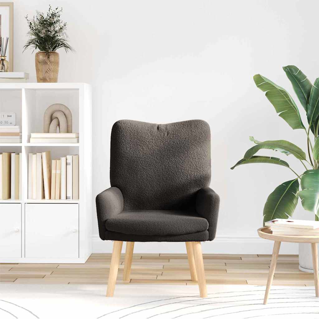 fotelja Tamno siva 63 x 67 x 94 cm Vuna i Plywood