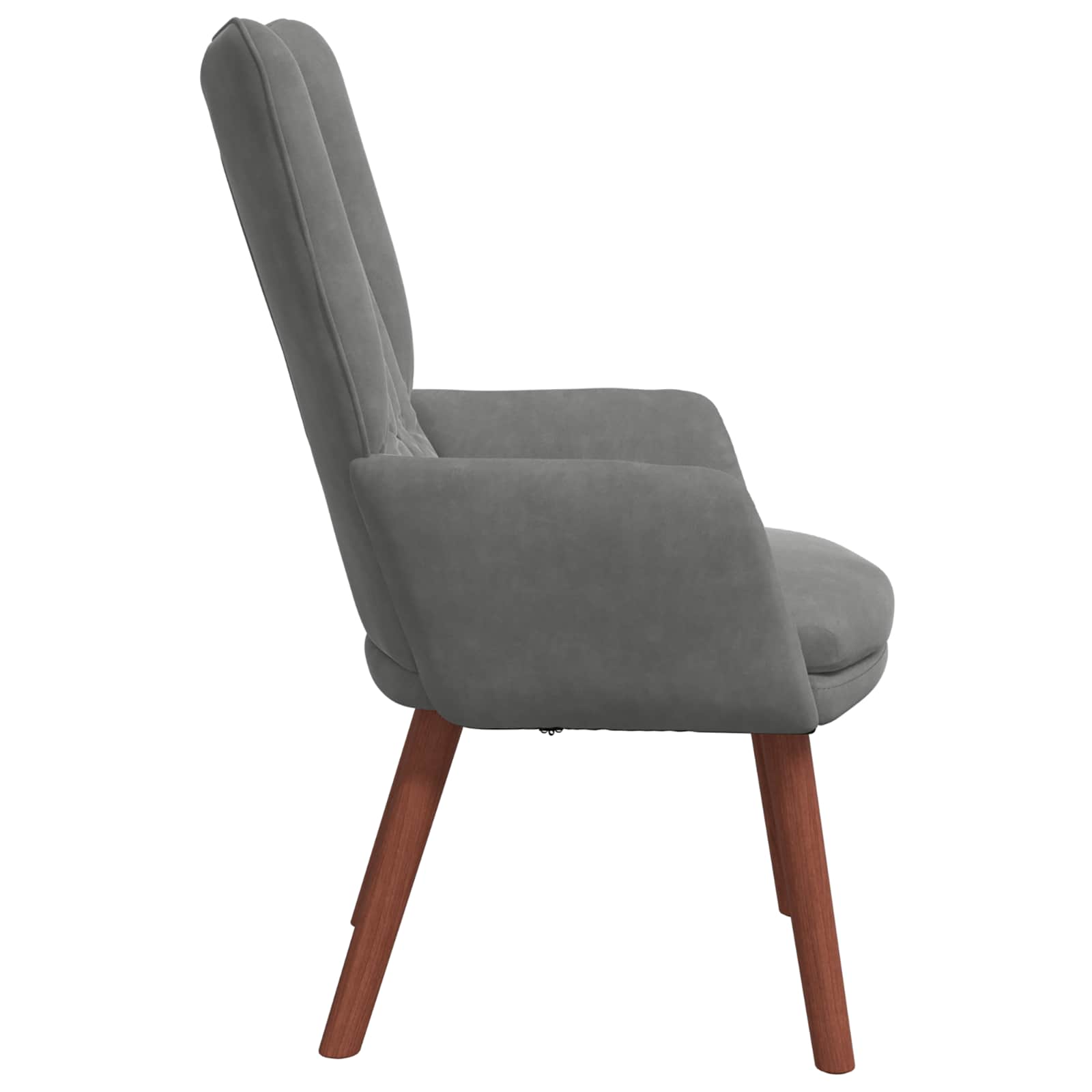 fotelja Tamno siva 63 x 67 x 94 cm Baršun