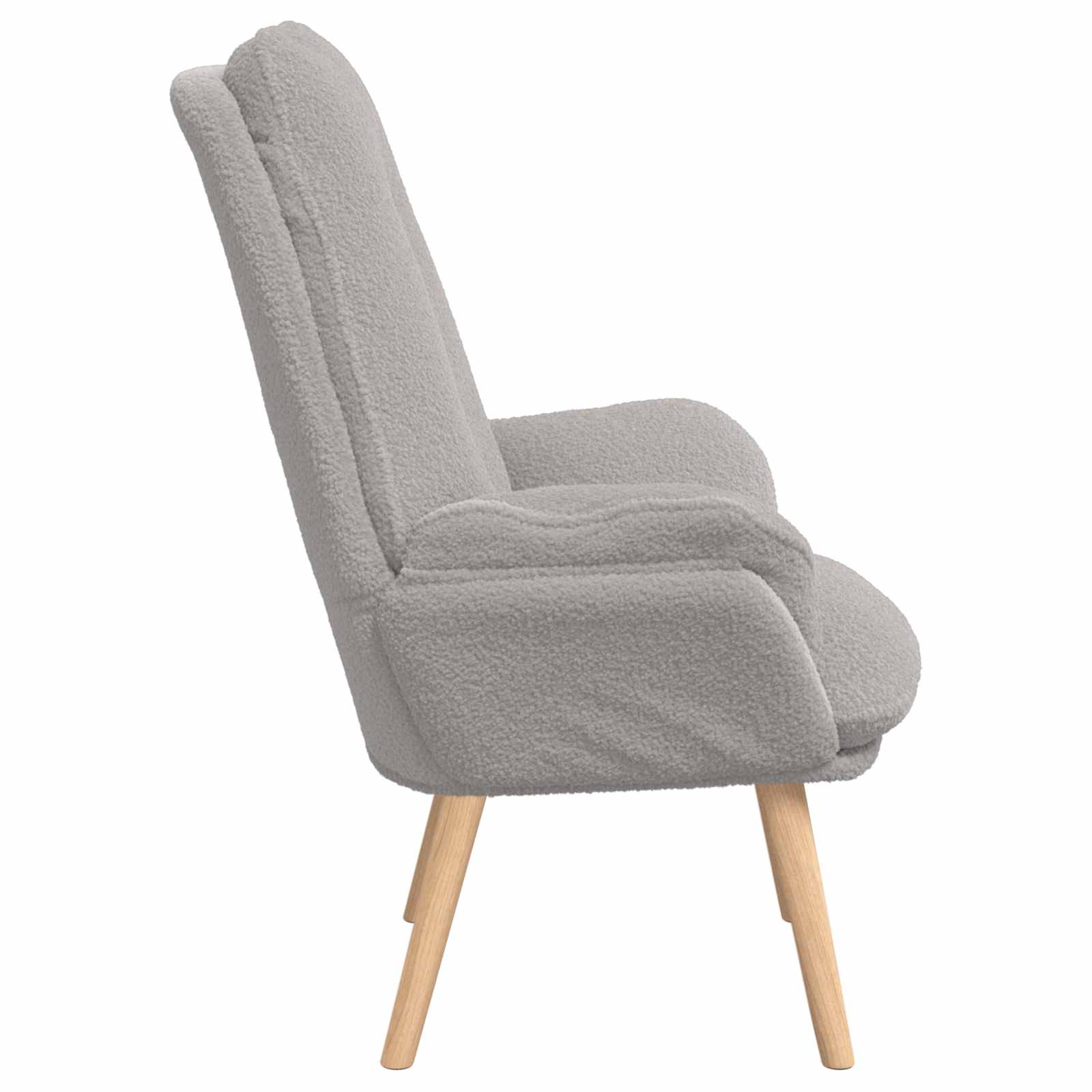 fotelja Svijetlo siva 69 x 74 x 93 cm Sherpa Tkanina