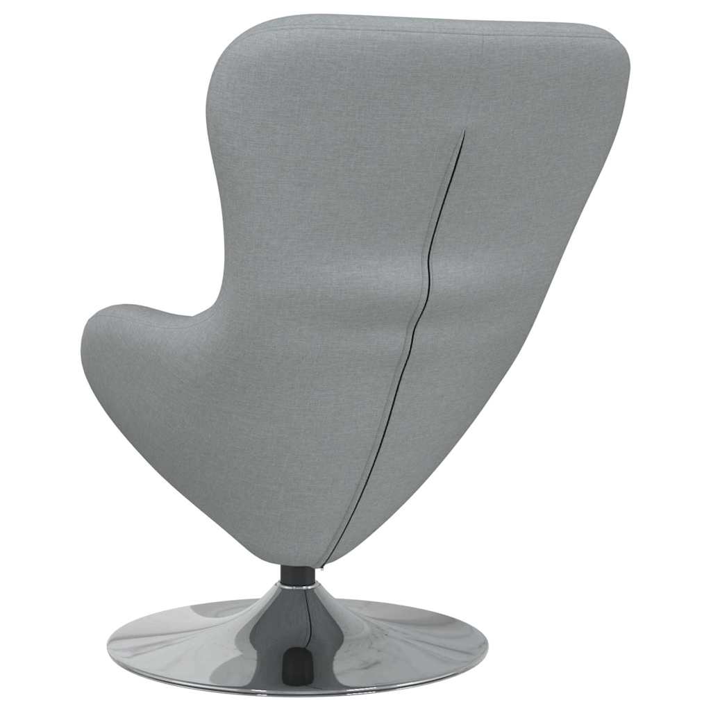 Jajolika fotelja Svijetlo siva 63 x 73 x 90 cm tkanina