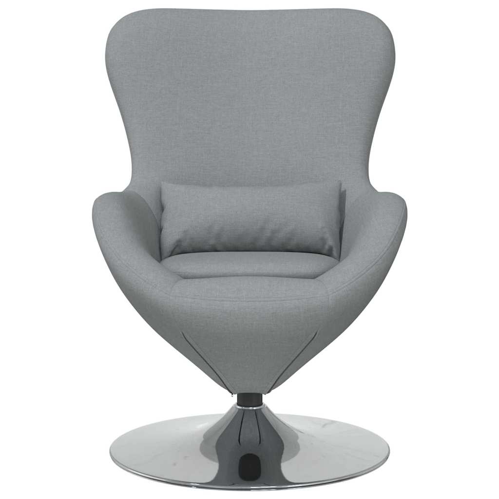 Jajolika fotelja Svijetlo siva 63 x 73 x 90 cm tkanina