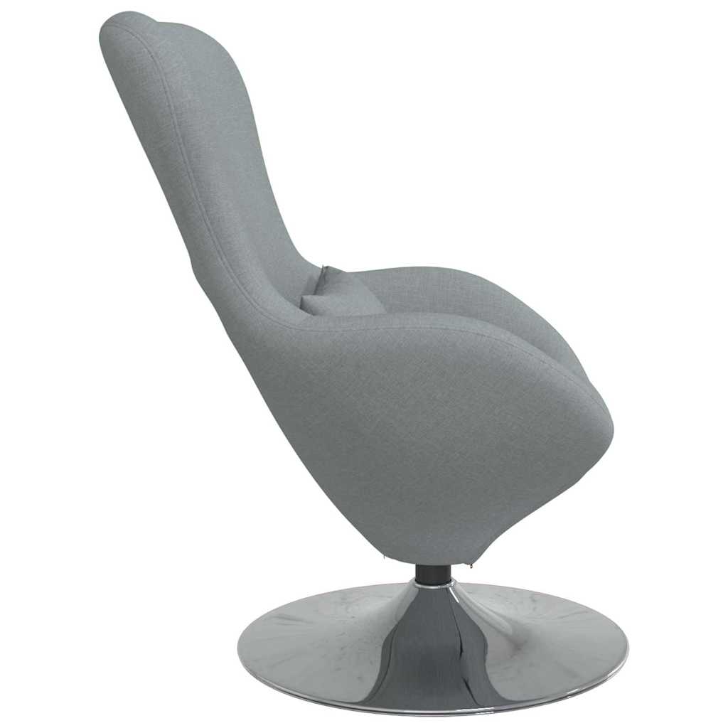 Jajolika fotelja Svijetlo siva 63 x 73 x 90 cm tkanina