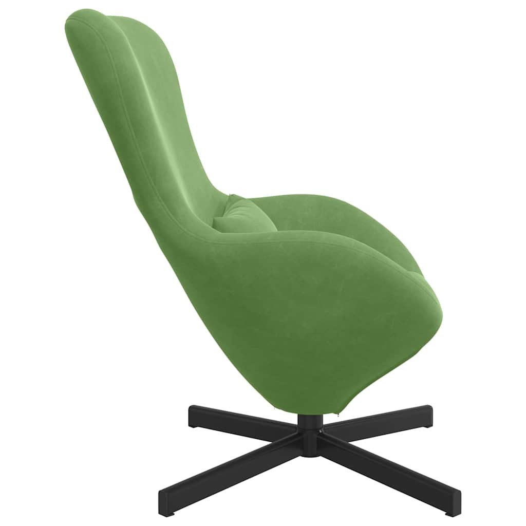 Jajolika fotelja Svijetlo zelena 63 x 73 x 90 cm Baršun