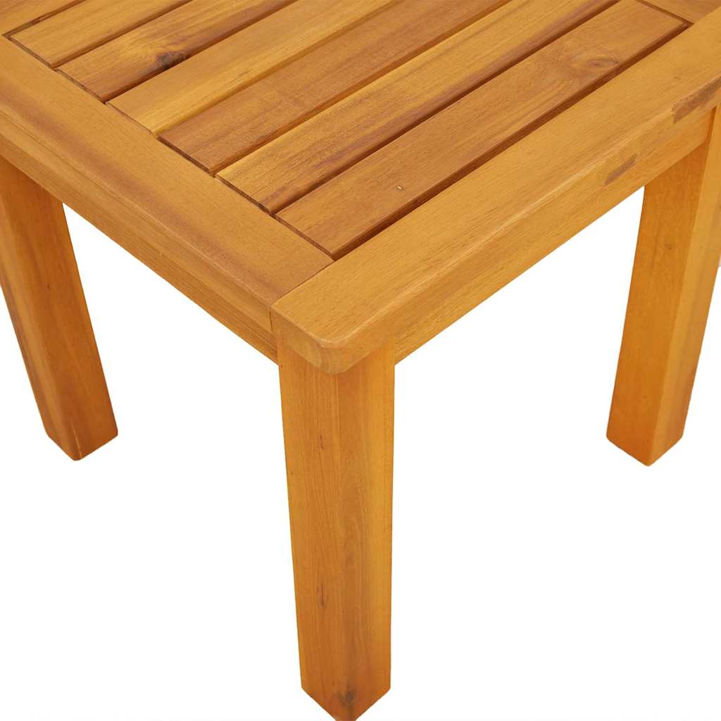 Bocni stol Prirodna nafta 35 x 35 x 34 cm Čvrsto drvo akacije