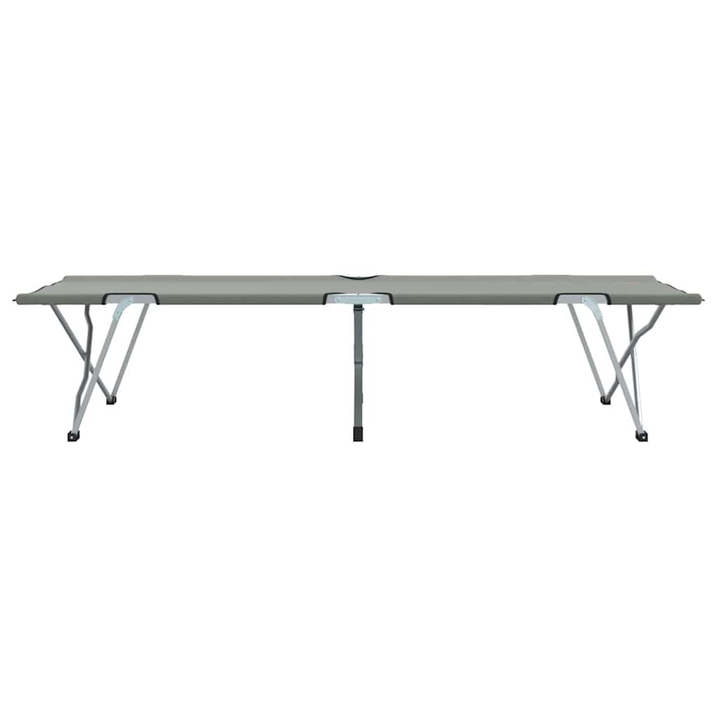 Sklopivi kamperski krevet 2 pcs Siva 194 x 62,5 x 42,5 cm