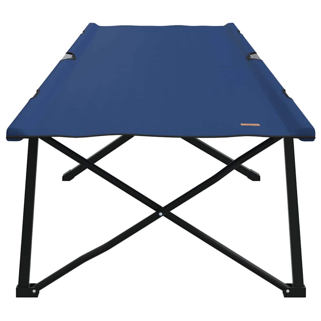 Sklopivi kamperski krevet Plava 206 x 76 x 74 cm Oxford i čelik