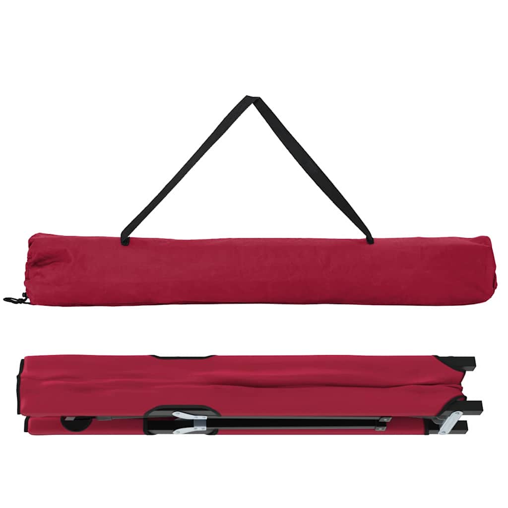Sklopivi kamperski krevet Crvena 206 x 76 x 74 cm