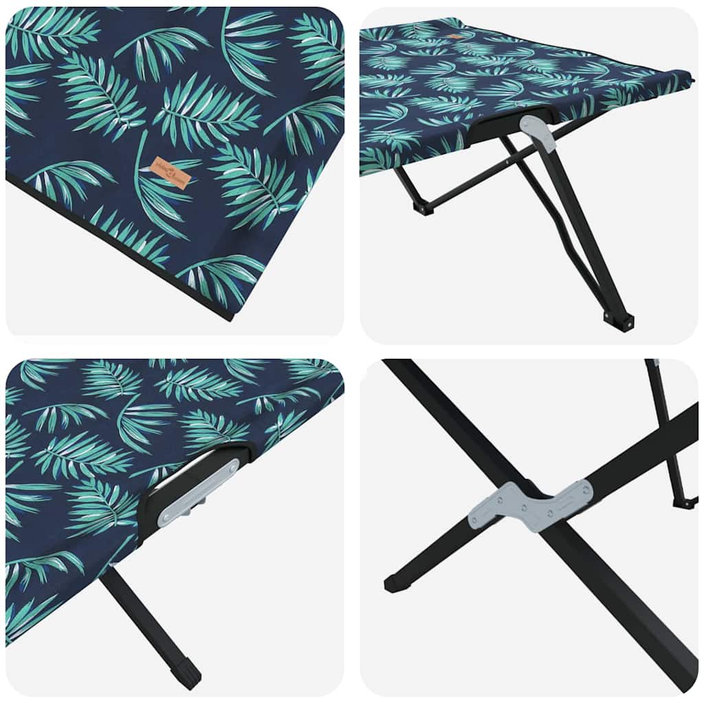 Sklopivi kamperski krevet Šuma 206 x 76 x 74 cm Oxford i čelik