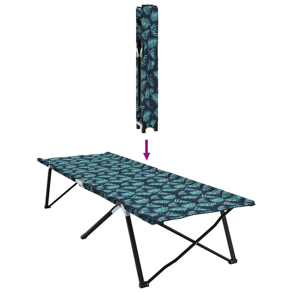 Sklopivi kamperski krevet List 2 pcs Šuma 206 x 76 x 74 cm