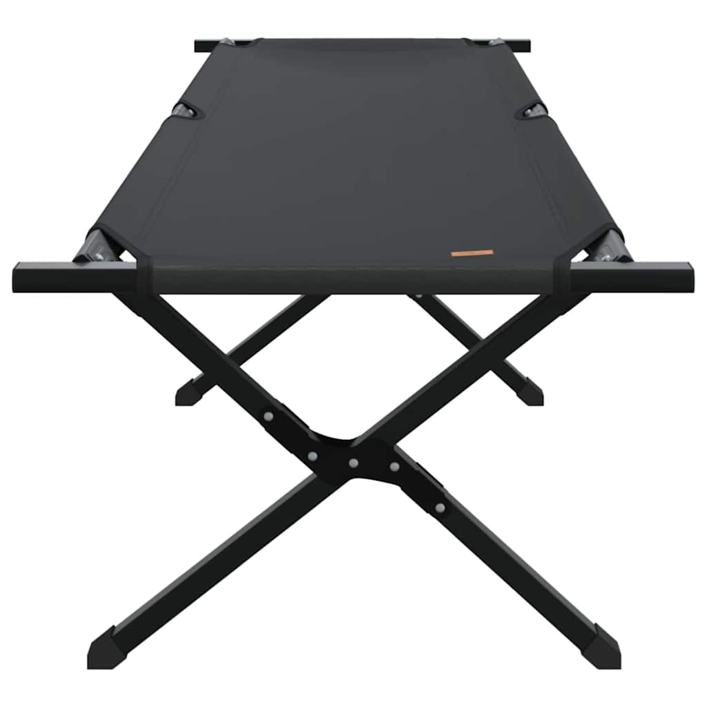 Sklopivi kamperski krevet Crna 193 x 69 x 45 cm Oxford tkanina
