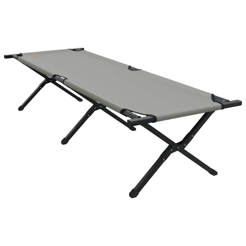 Sklopivi kamperski krevet Siva 193 x 69 x 45 cm Oxford tkanina