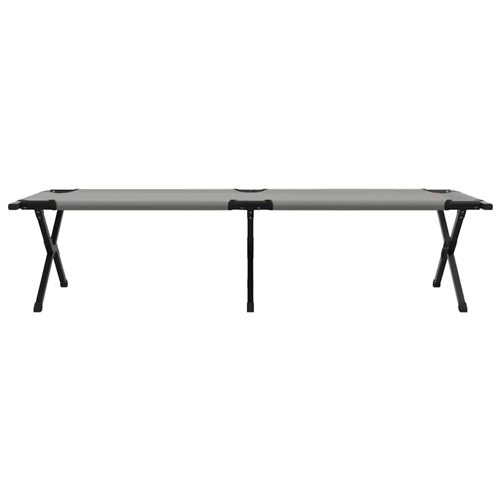 Sklopivi kamperski krevet Siva 193 x 69 x 45 cm Oxford tkanina