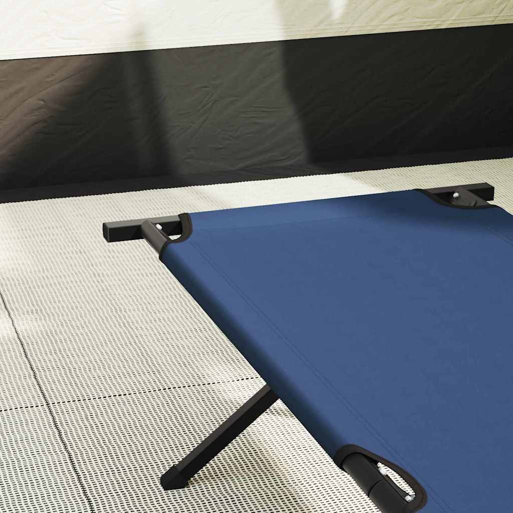 Sklopivi kamperski krevet 2 pcs Plava 193 x 69 x 45 cm