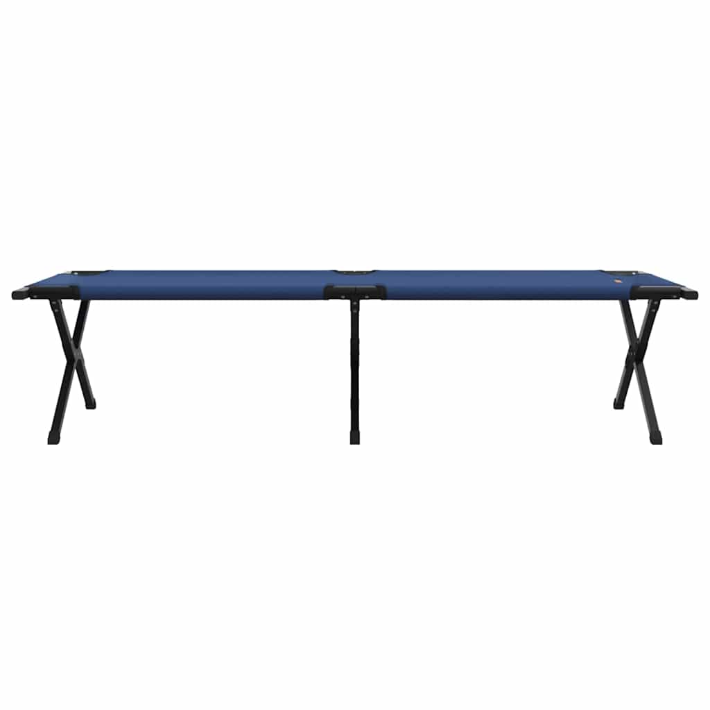 Sklopivi kamperski krevet 2 pcs Plava 193 x 69 x 45 cm