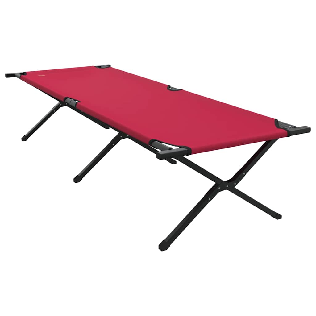 Sklopivi kamperski krevet Crvena 210 x 80 x 46 cm