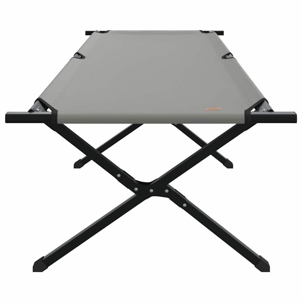 Sklopivi kamperski krevet Siva 210 x 80 x 46 cm Oxford tkanina