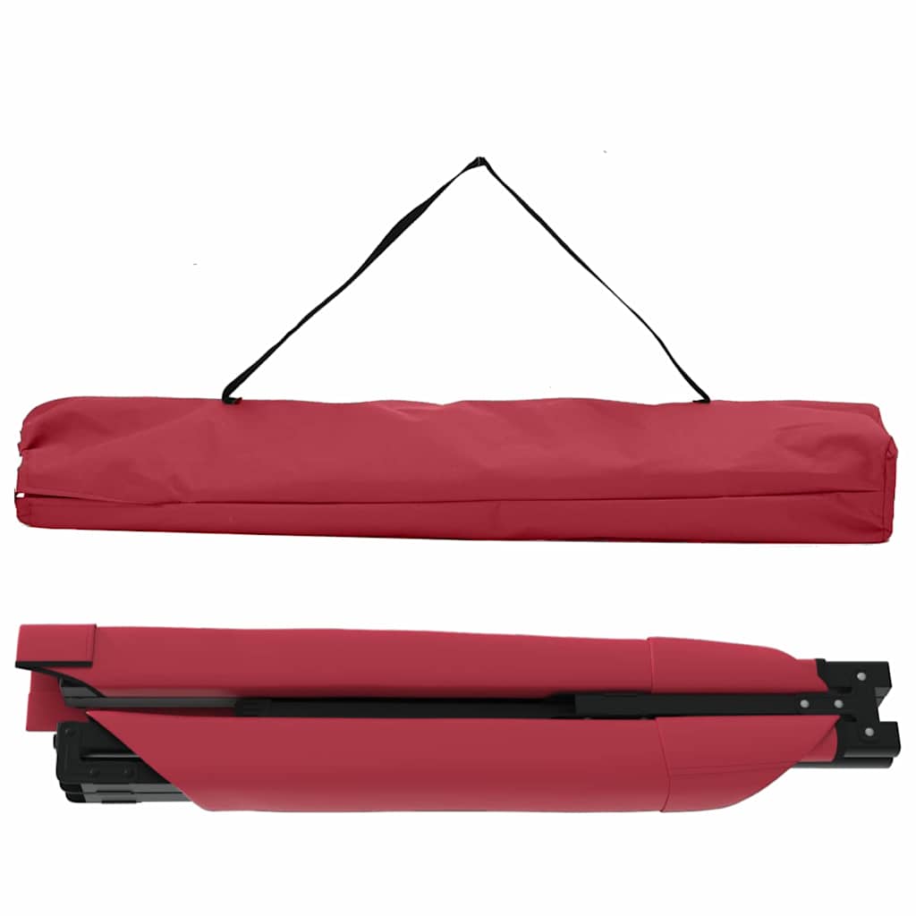 Sklopivi kamperski krevet 2 pcs Crvena 210 x 80 x 46 cm