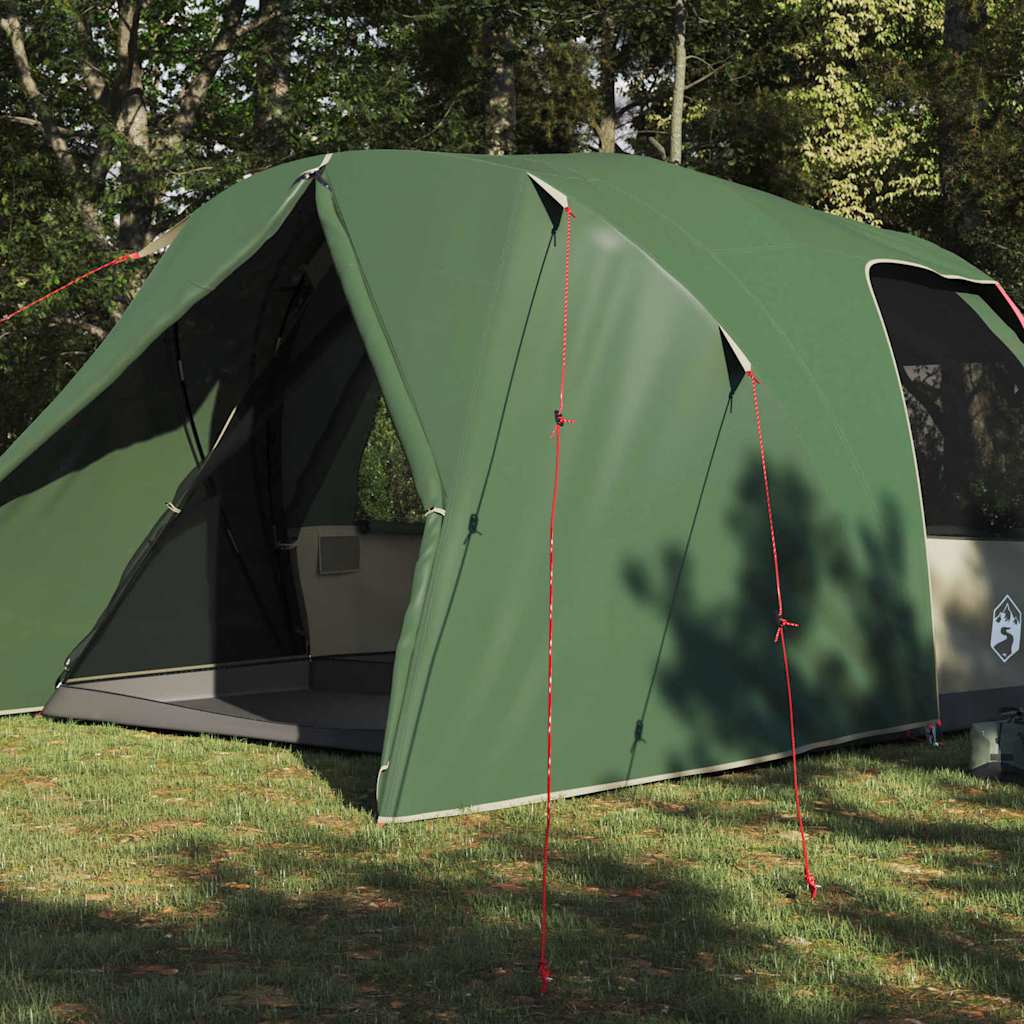 Šator kupola za 6 osoba s krovom Zelena 500 x 314 x 206 cm