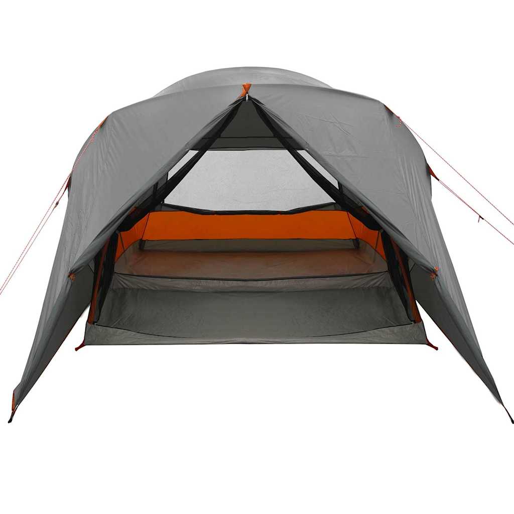 Šator kupola za 6 osoba Siva i narančasta 500 x 314 x 206 cm